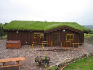 picture of The Hytte complete - click for larger image. Opens in new tab