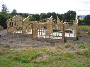 picture of framework taking shape - click for larger image. Opens in new tab