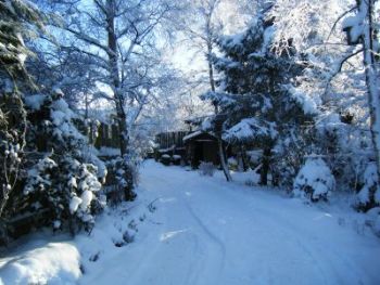 picture of Hytte driveway - click for larger image. Opens in new tab